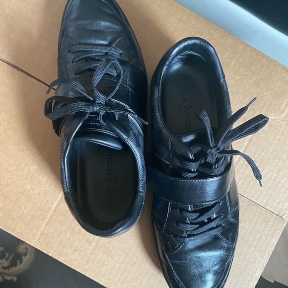 Authentic Louis Vuitton sneakers Damier print black - Picture 3 of 3